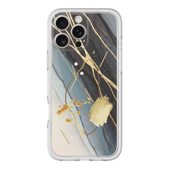 Premium Panel［ Marble Nuance Painting Black ］