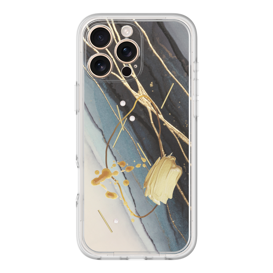 Premium Panel［ Marble Nuance Painting Black ］