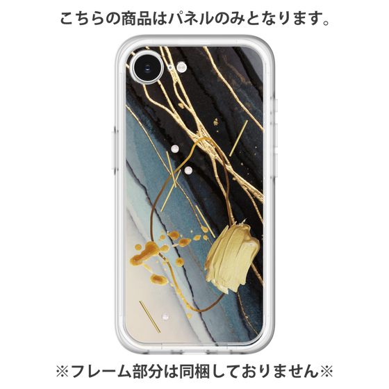 Premium Panel［ Marble Nuance Painting Black ］