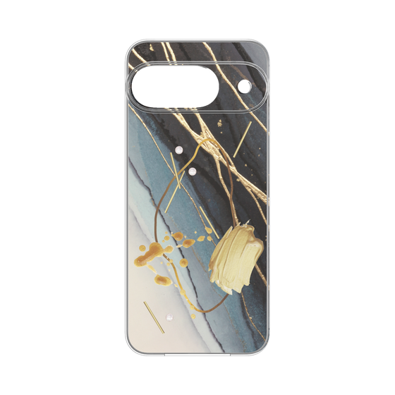 Premium Panel［ Marble Nuance Painting Black ］