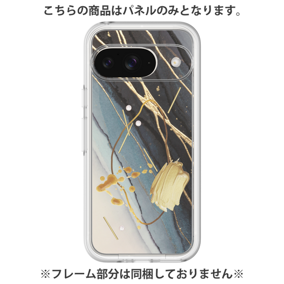 Premium Panel［ Marble Nuance Painting Black ］