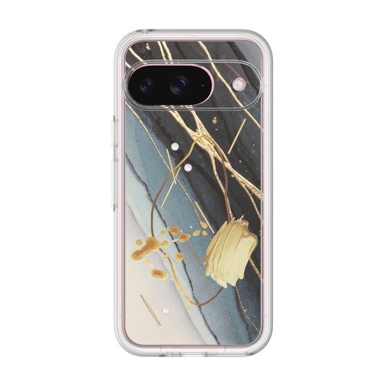 Premium Panel［ Marble Nuance Painting Black ］
