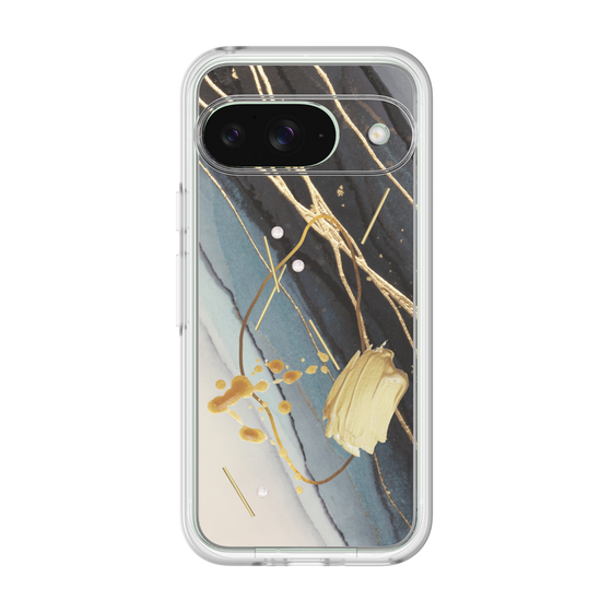 Premium Panel［ Marble Nuance Painting Black ］
