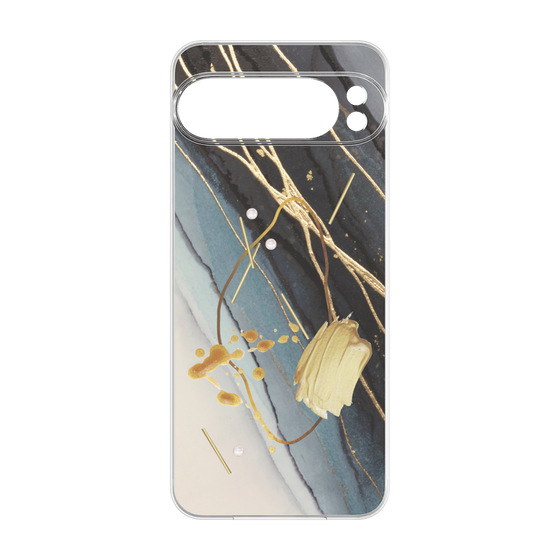 Premium Panel［ Marble Nuance Painting Black ］