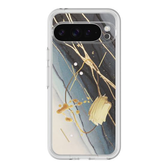 Premium Panel［ Marble Nuance Painting Black ］