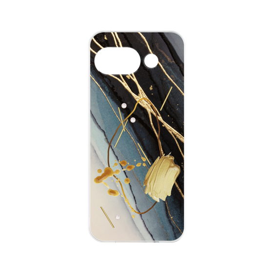 Premium Panel［ Marble Nuance Painting Black ］