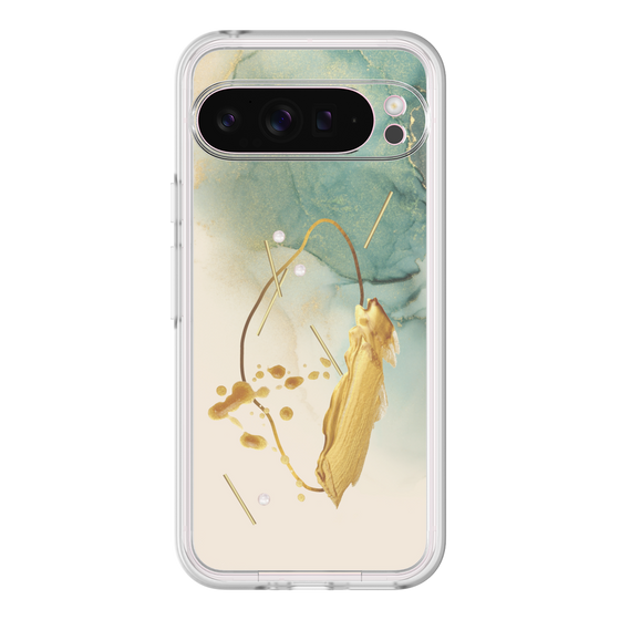 Premium Panel［ Marble Nuance Painting Green ］