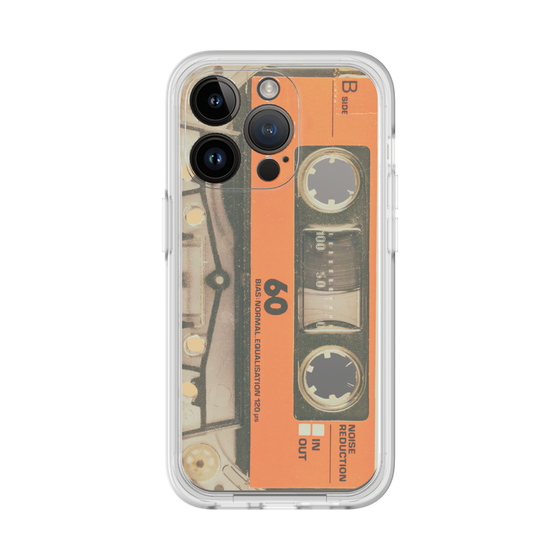 Premium Panel［ RETORO CASSETTE TAPE - Skeleton Orange ］