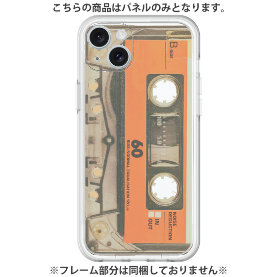 Premium Panel［ RETORO CASSETTE TAPE - Skeleton Orange ］