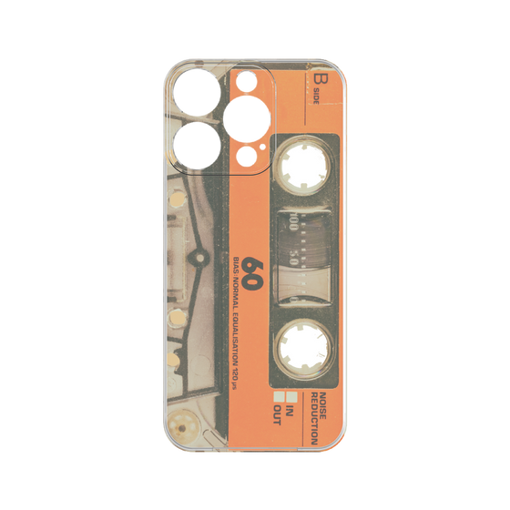 Premium Panel［ RETORO CASSETTE TAPE - Skeleton Orange ］
