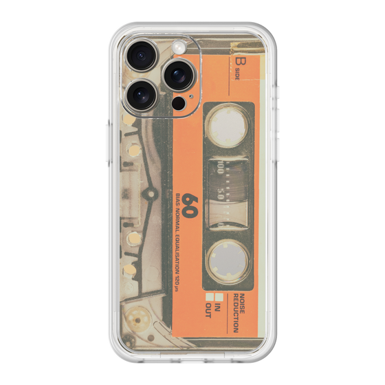 Premium Panel［ RETORO CASSETTE TAPE - Skeleton Orange ］