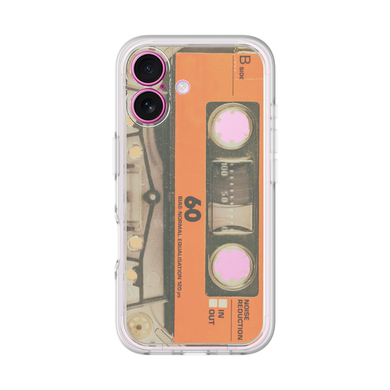 Premium Panel［ RETORO CASSETTE TAPE - Skeleton Orange ］