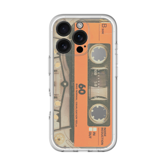 Premium Panel［ RETORO CASSETTE TAPE - Skeleton Orange ］