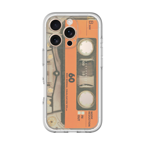 Premium Panel［ RETORO CASSETTE TAPE - Skeleton Orange ］