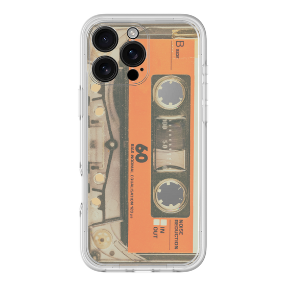 Premium Panel［ RETORO CASSETTE TAPE - Skeleton Orange ］