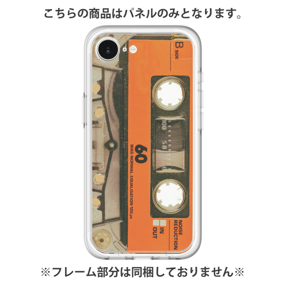Premium Panel［ RETORO CASSETTE TAPE - Skeleton Orange ］