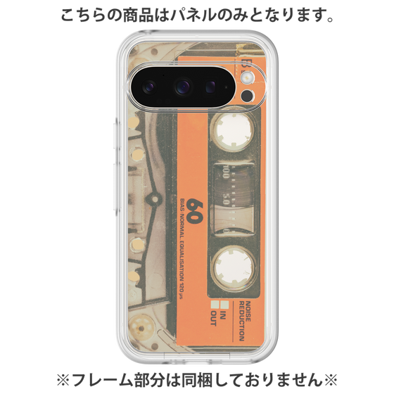 Premium Panel［ RETORO CASSETTE TAPE - Skeleton Orange ］