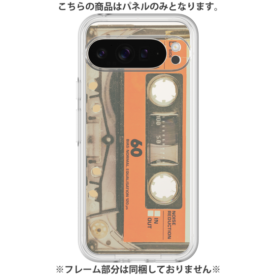 Premium Panel［ RETORO CASSETTE TAPE - Skeleton Orange ］