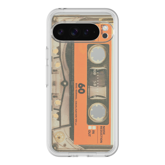Premium Panel［ RETORO CASSETTE TAPE - Skeleton Orange ］
