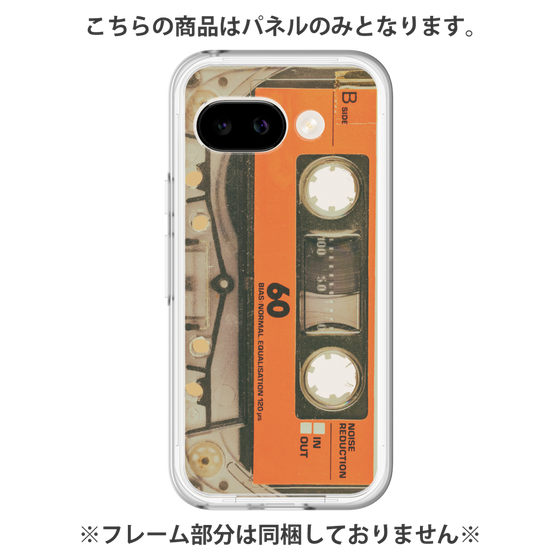 Premium Panel［ RETORO CASSETTE TAPE - Skeleton Orange ］