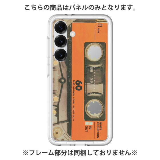 Premium Panel［ RETORO CASSETTE TAPE - Skeleton Orange ］