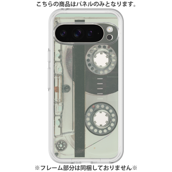 Premium Panel［ RETORO CASSETTE TAPE - Skeleton Blue ］