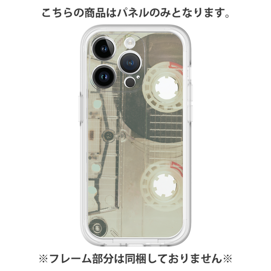 Premium Panel［ RETORO CASSETTE TAPE - Skeleton Red ］