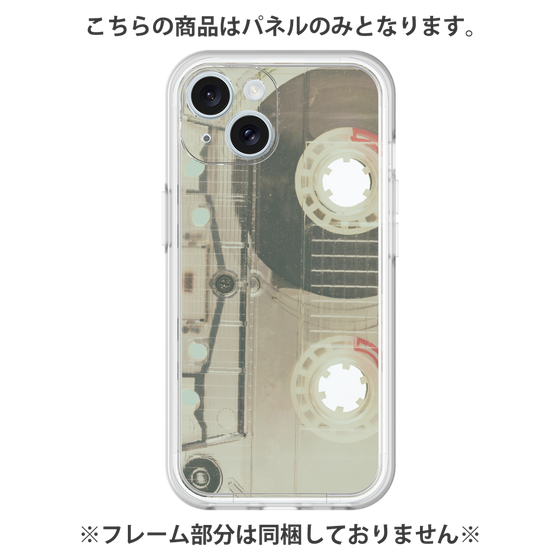 Premium Panel［ RETORO CASSETTE TAPE - Skeleton Red ］