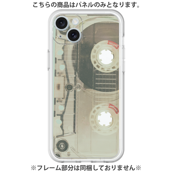 Premium Panel［ RETORO CASSETTE TAPE - Skeleton Red ］