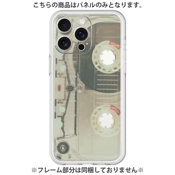Premium Panel［ RETORO CASSETTE TAPE - Skeleton Red ］