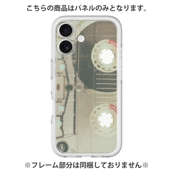 Premium Panel［ RETORO CASSETTE TAPE - Skeleton Red ］