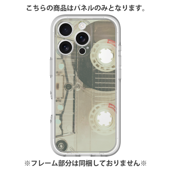 Premium Panel［ RETORO CASSETTE TAPE - Skeleton Red ］