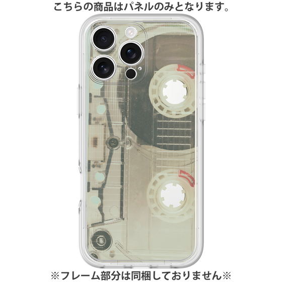 Premium Panel［ RETORO CASSETTE TAPE - Skeleton Red ］