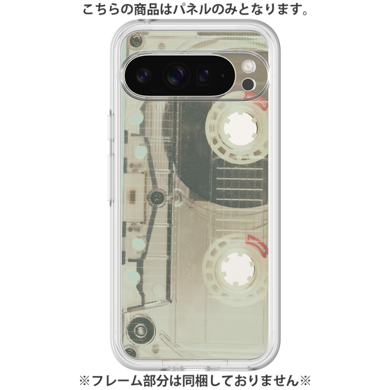 Premium Panel［ RETORO CASSETTE TAPE - Skeleton Red ］