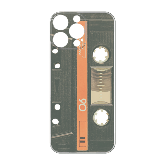 Premium Panel［ RETORO CASSETTE TAPE - Opacity Black ］