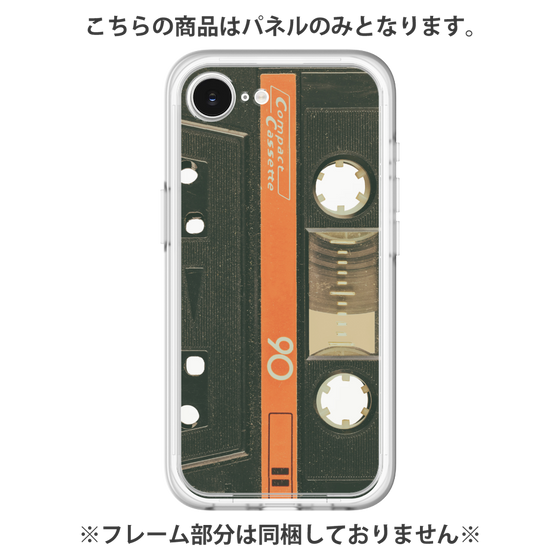 Premium Panel［ RETORO CASSETTE TAPE - Opacity Black ］
