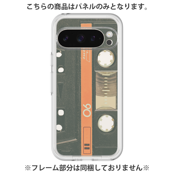 Premium Panel［ RETORO CASSETTE TAPE - Opacity Black ］