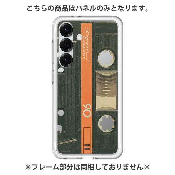 Premium Panel［ RETORO CASSETTE TAPE - Opacity Black ］