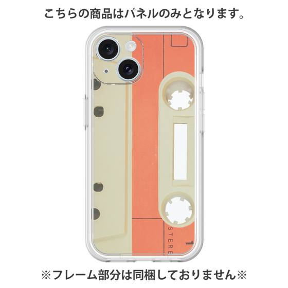 Premium Panel［ RETORO CASSETTE TAPE - Opacity White ］