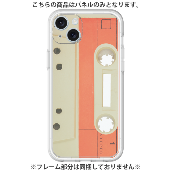 Premium Panel［ RETORO CASSETTE TAPE - Opacity White ］