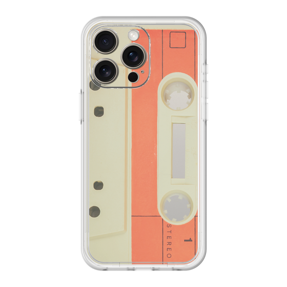 Premium Panel［ RETORO CASSETTE TAPE - Opacity White ］
