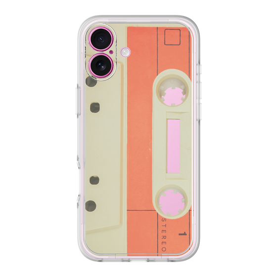 Premium Panel［ RETORO CASSETTE TAPE - Opacity White ］