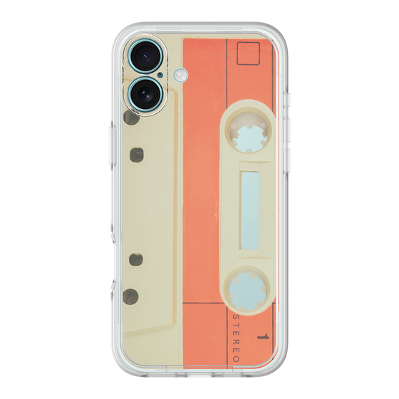 Premium Panel［ RETORO CASSETTE TAPE - Opacity White ］