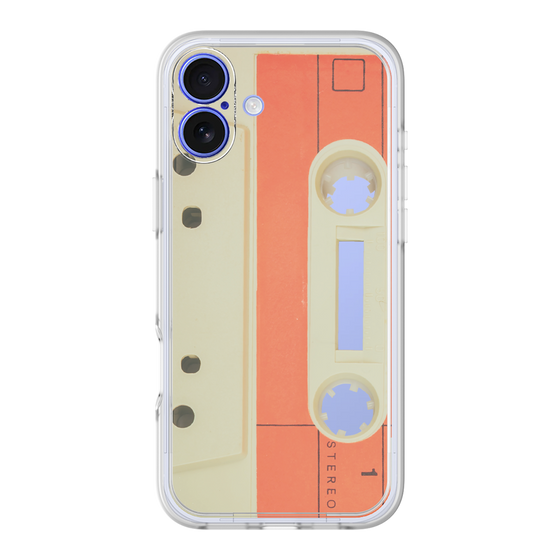 Premium Panel［ RETORO CASSETTE TAPE - Opacity White ］