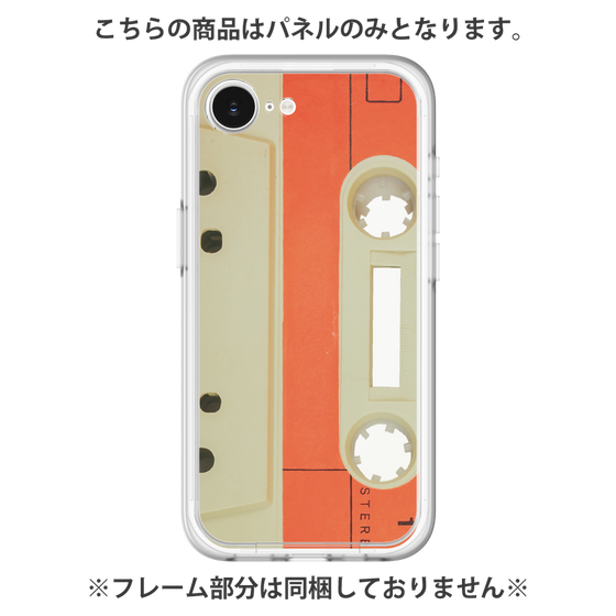 Premium Panel［ RETORO CASSETTE TAPE - Opacity White ］