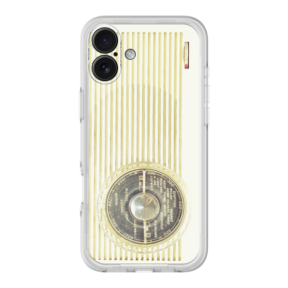 Premium Panel［ RETORO RADIO - White ］