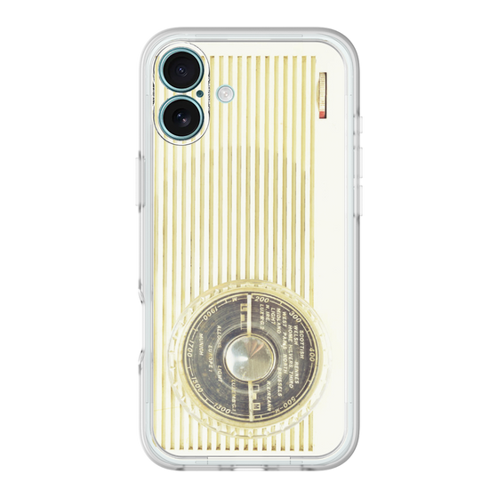 Premium Panel［ RETORO RADIO - White ］