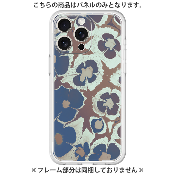 Premium Panel［ y2k(Year2000) - Flower - Brown Navy ］