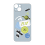 Premium Panel［ Playful sticker - Dusty Blue ］