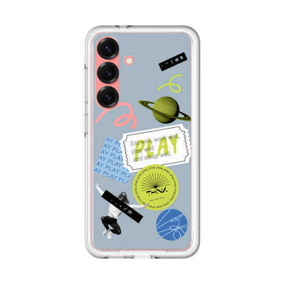Premium Panel［ Playful sticker - Dusty Blue ］